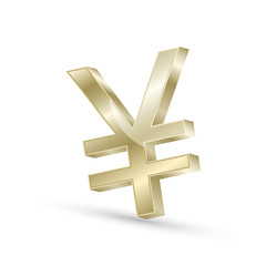 Japanese yen currency gold symbol icon