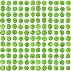 Christmas seamless watercolor pattern with dots