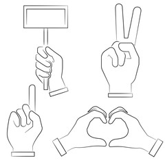 hand signs