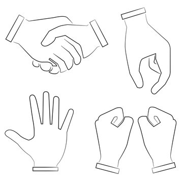 sketch hand signs