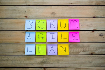 Scrum Agile & Lean Sticky Notes