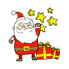 cartoon santa claus