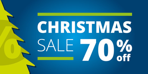 Christmas sale design template