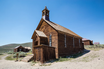 Bodie Ghost Town in California, USA. - 90682795