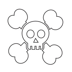 skull bone icon