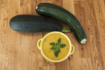 Cream of zucchini soup