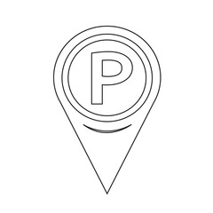 parking icon Map pointer