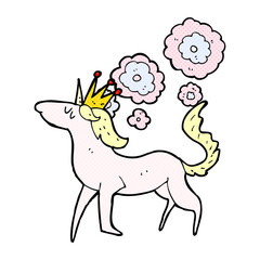 cartoon magical horse