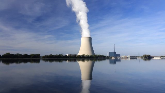Nuclear power plant Ohu near Landshut, Bavaria, Germany