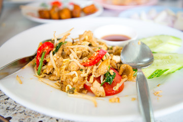 Thai food. local food people who live in Southern part of Thaila
