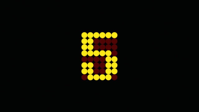 Countdown big dots