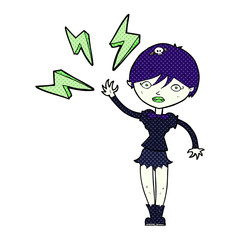 cartoon halloween vampire girl