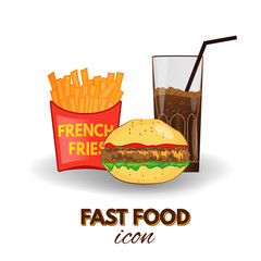 fast food icon, vector symbols