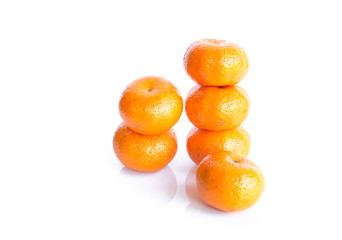 orange isolated on white background