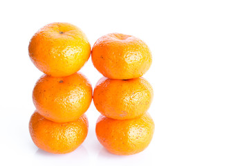 orange isolated on white background