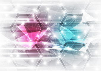 abstract vector technology background illustration
