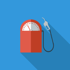 Obraz premium Icon gas station.