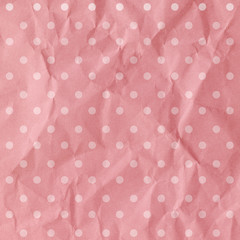 Dots patten on paper texture background.