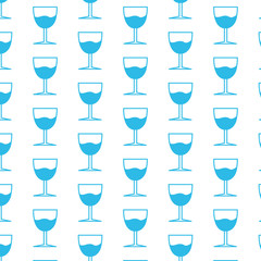 Glass Drink pattern background