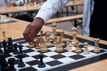 détail joueur d'échecs  © pixarno