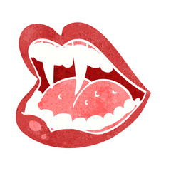 cartoon vampire mouth