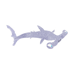 cartoon hammerhead shark