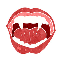 cartoon vampire mouth