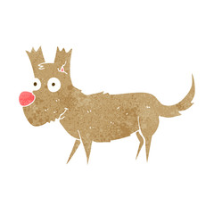 cartoon cute little dog