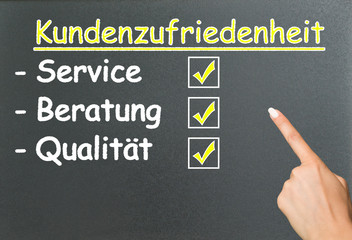 Kundenzufriedenheit und Service