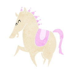 cartoon prancing horse