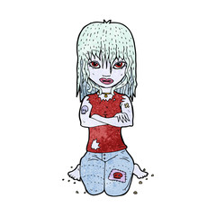 cartoon vampire girl
