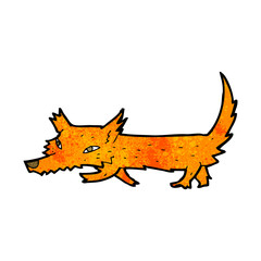 cartoon little fox