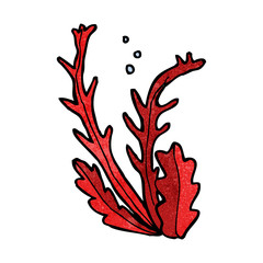 cartoon seaweed © lineartestpilot