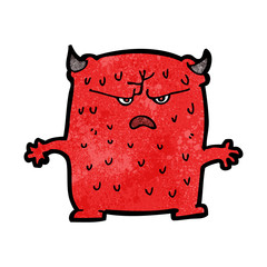 cartoon little alien