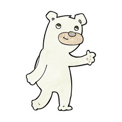 cute cartoon polar bear