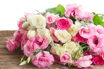 bouquet of fresh roses