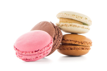 Colorful French Macarons