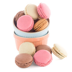 Colorful French Macarons