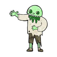 cartoon spooky zombie