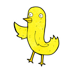 funny cartoon bird
