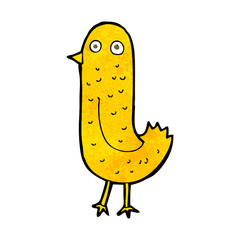 funny cartoon bird