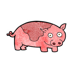 cartoon pig