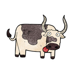 cartoon bull