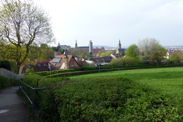 Blick vom Spezikeller über Bamberg