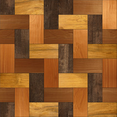 Wooden parquet - seamless background - Wood paneling