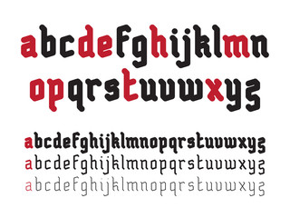 Fat Rounded Line Gothic Font