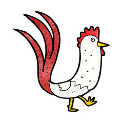 cartoon cockerel