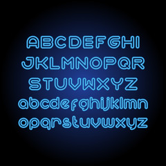 Round Neon Font