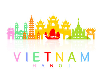 Vietnam Travel Landmarks.