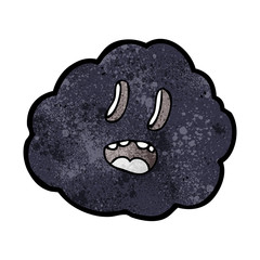 cartoon spooky cloud